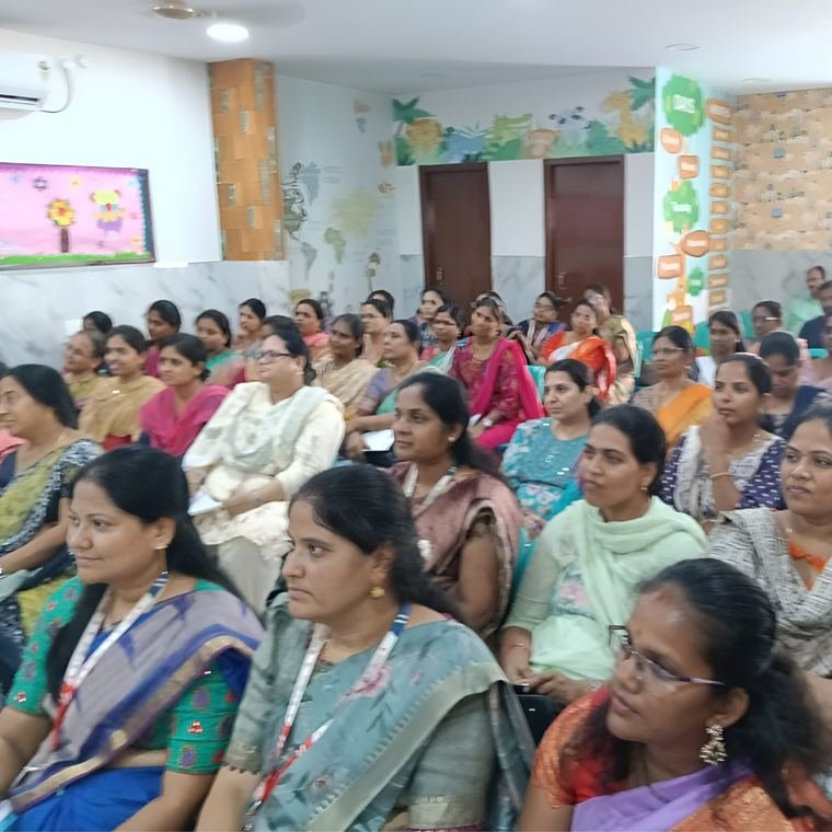 Sri Triveni teachers at a training workshop
